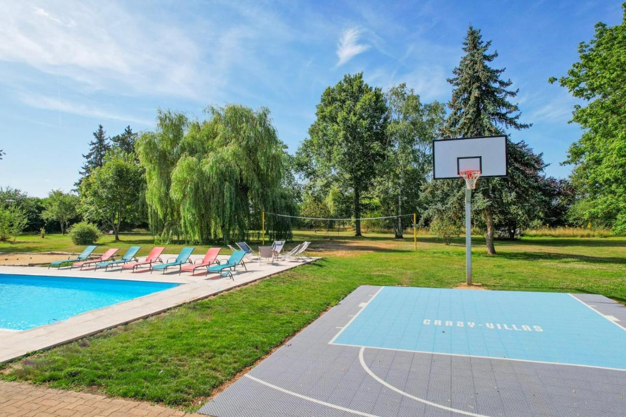Crazy Villa Etisseaux 45 - Heated Pool - Volley Court - 1H30 Paris - 45P Saint-Maurice-sur-Aveyron Zewnętrze zdjęcie